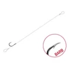 Delphin Kötött horog FLR Loop / 6db 8cm / 0,22mm / BARB Nr10