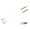 Delphin THE END D-Rig kötött horog / 2db 20 cm / 17lbs / #6