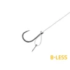Delphin Kötött horog FLR D-rig / 6db 8cm / 0