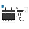 Delphin Rodpod polc ShelfPOD / BlackWAY 20x10x3cm