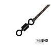 Delphin THE END Leadcore + swivel kötött horog / 3db
