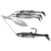 Livetarget Minnow Spinner Rig Smoke/Silver Small 11g