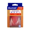 Mustad In-Line Triplegrip, Red Tinsel, 4 2db/csomag