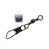 Mustad Barrel Swivel With Safety Snap 1×A5 10db/csomag