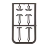 Anaconda Piercer Line Aligner Rig Angle TGX MB előkötött horog 2db