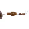 MS Range Method Connector ütközőkapocs limpid brown / 6 szett
