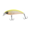 PZ Immortal Shad wobbler, 5cm, 4g, fluo sárga, fehér, süllyedő
