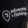 Adventer Rövid Ujjú Póló Black S