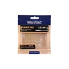 Mustad Aji Beaver Tail 2.5 Clear Chartreuse 12db/csomag