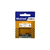 Mustad Double Barrel Sleeve- Black 0.8mm Black Nickel 25Pcs/Bag