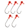 Nevis Gumihal fej piros 4/0 5g 5db/cs