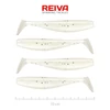 Reiva Flat Minnow Shad 10cm 4db/cs -Pearl Dot-