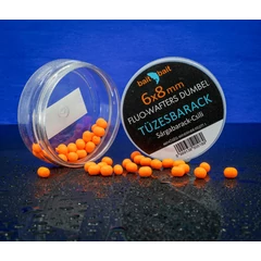 Bait Bait Tüzes Barack Method dumbel 6*8mm