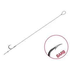 Delphin Kötött horog Proxi Sting / 6db 12cm / 0,10mm / BARB Nr12 / Sting 5mm