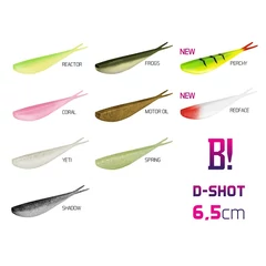 Delphin BOMB! Gumihal D-SHOT / 5db 6,5cm/Motor Oil