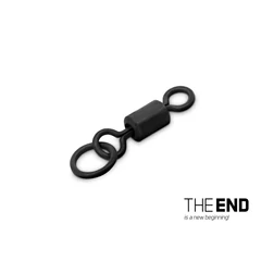 Delphin Pontyozó forgó gyűrűvel THE END Ring Swivel / 10db #4 / 28 kg