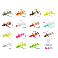 Delphin MANYA UVs nimfa / 5db 10.5cm/GREENCH