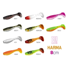 Delphin Top mix KARMA UVs / 5db 8cm / Perchy + Redface + Candy + Hawai + Best