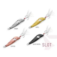 Delphin Villantó SLOT 15g BLACK NICKEL hook #4