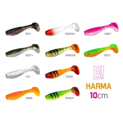 Delphin Top mix KARMA UVs / 5db 10cm / Perchy+Redface+Candy+Hawai+Best