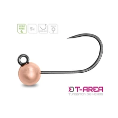 Delphin T-AREA BL Tungsten jig / 5 db réz/4mm/0,6g/#6