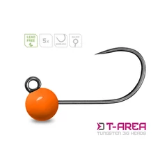 Delphin T-AREA BL Tungsten jig / 5 db fluo narancs/4mm/0,6g/#6