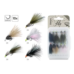 Delphin FLY Műlégy készlet / 10 db Wild trout