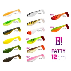 Delphin BOMB! Gumihal Fatty / 5db 12cm/SCARY