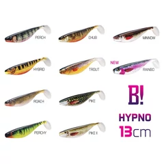 Delphin BOMB! Gumihal HYPNO / 2db 13cm/3D MINNOW
