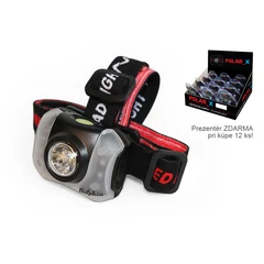Delphin Fejlámpa POLAR_X 5+4 LED