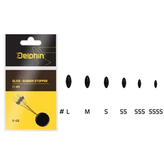 Delphin Olive - Rubber stopper L