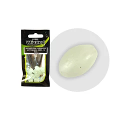 Wizard Harcsázó Oválisgumigyöngy Foszforeszkáló 6mm 10Db