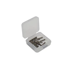 Wizard Drótelőke Rögzítő Cső 1.8X2.2X8mm 20db/cs Fényes Fekete