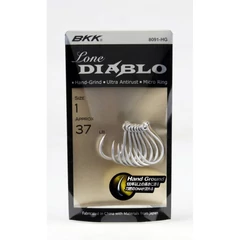 Bkk Lone Diablo Egyágú Rablóhalas Horog 3/0# 6 db/csomag