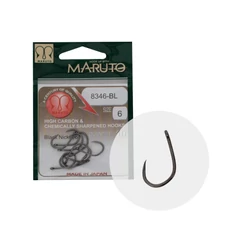 Maruto Horog 8346Bl T.D.E.10° Barbless Hc Forged Black Nickel 6