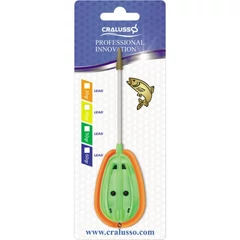 Cralusso Fluo Zöld Rocket Method Kosár+Töltő (1+1 db/cs) 30g