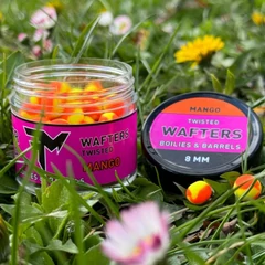 Fm Wafters Twisted Boilies &amp; Barrels 10 mm Mango