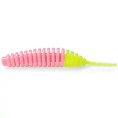 Fishup_Tanta 1.5" (10Pcs.), #133 - Bubblegum/Hot Chartreuse