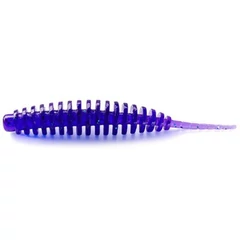 Fishup_Tanta 1.5" (10Pcs.), #060 - Dark Violet/Peacock &amp; Silver