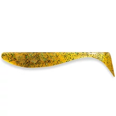 Fishup_Wizzle Shad 3" (8Pcs.), #036 - Caramel/Green &amp; Black