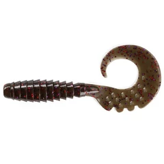 Fishup_Fancygrub 2" (10Pcs.), #050 -green Pumpkin Brown/Red &amp; Purple