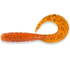 Fishup_Fancygrub 2.5" (10Pcs.), #049 - Orange Pumpkin/Black