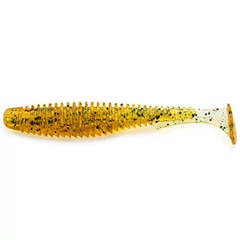 Fishup_U-Shad 3" (9Pcs.), #036 - Caramel/Green &amp; Black