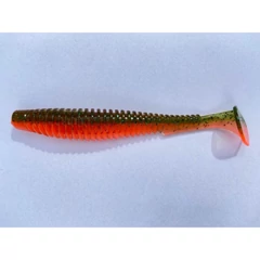 Fishup_U-Shad 4" (8Pcs.), #205 - Watermelon/Flo Orange