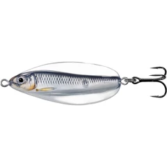 Livetarget Erratic Shiner Spoon Silver/Black 70 mm 21g