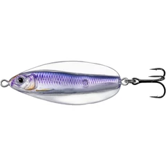 Livetarget Erratic Shiner Spoon Silver/Violet 70 mm 21g