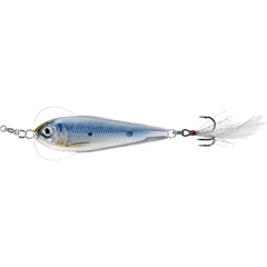 Livetarget Flutter Shad Jigging Spoon Silver/Blue50 mm 11g
