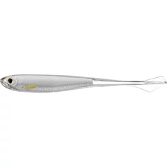 Livetargetghost Tail Minnow Dropshot Bait Silver/Pearl 95 mm