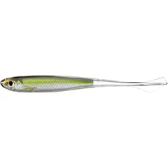 Livetargetghost Tail Minnow Dropshot Bait Silver/Green 95 mm