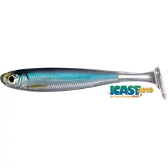 Livetarget Slow-Roll Shiner Paddle Tail Silver/Blue 100 mm